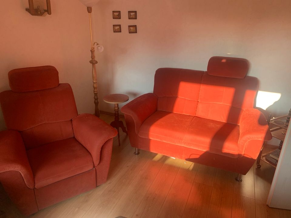 Sofa mit Sessel in Neukloster