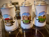 6 BBK Bierkrüge mit Burgmotiven Rheinland-Pfalz - Bedesbach Vorschau