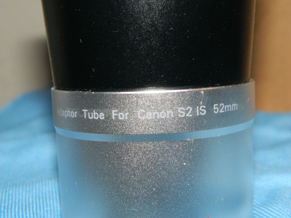 Canon Telekonverter TC-DC528 1.6x mit Soligor Adapter Tube in Schotten