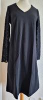 GRÜNE ERDE Kleid aus Baumwolle schwarz mit Plauener Spitze Gr. 36 Nordrhein-Westfalen - Leverkusen Vorschau