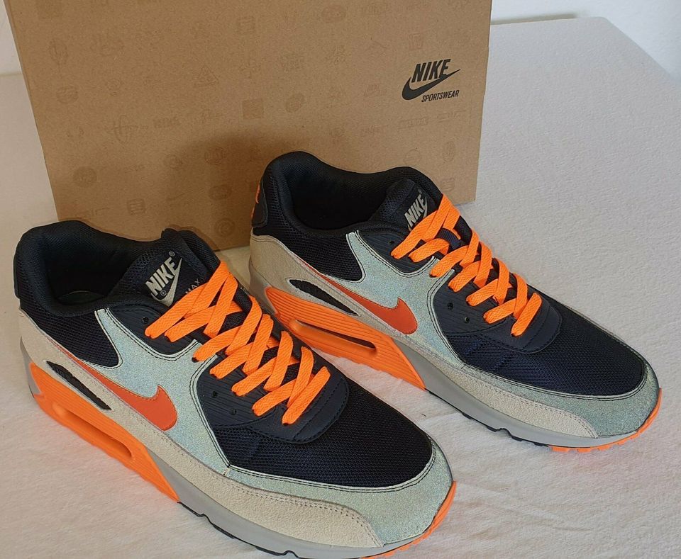 Nike Air Max 90 Hyperfuse Chicago Bears Reflect Blau Orange 46 in Schmoelln