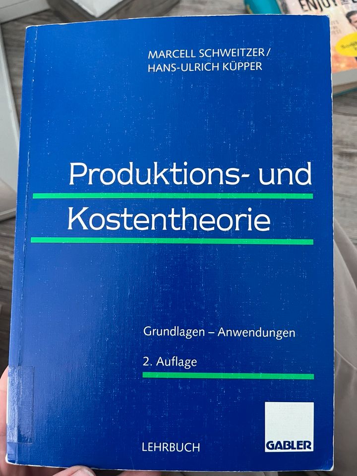 Produktions- und Kostentheorie in Dresden