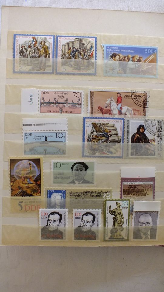 DDR / BRD Briefmarken Sammlung Teil 5 in Samtens