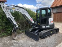 Bagger Minibagger Bobcat E50 5t Vermietung Verleih Miete Baden-Württemberg - Althengstett Vorschau