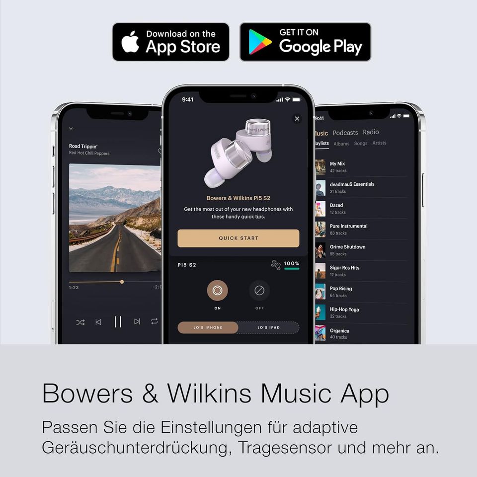 Bowers&Wilkins B&W Pi5 S2 True Wireless Bluetooth InEar-Kopfhörer in Berlin