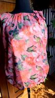 Blusenshirt, More % More, Blumenprint, Rückseite uni, Gr. 44 Baden-Württemberg - Titisee-Neustadt Vorschau