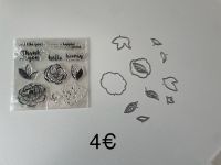 Silikonstempel, Stanzformen, Basteln, Karten Rosen Blätter Blumen Hessen - Kassel Vorschau