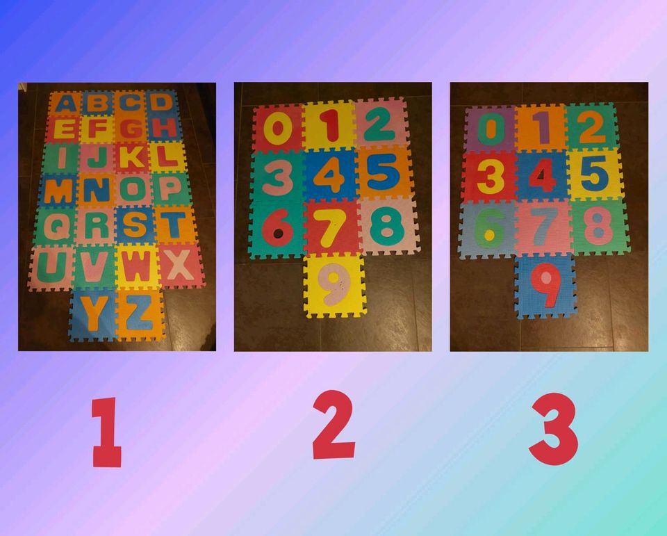 Puzzlematten Spielmatten Krabbelmatte Puzzleteppich Kinder in Groß Kordshagen