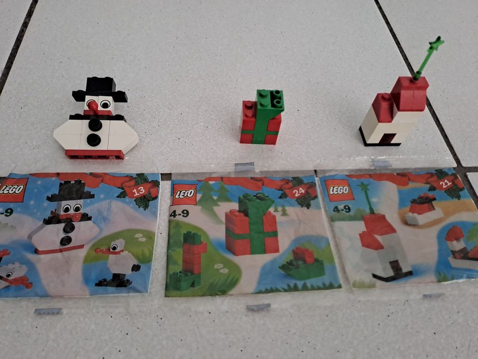 Lego Kleinteile 3 Stück - Spielzeug Kinder - Adventskalender in Saarlouis