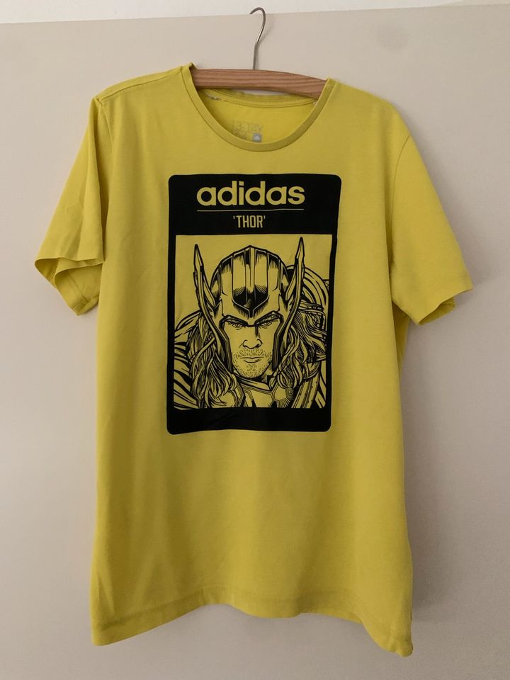 Adidas Thor T Shirt Jungen gelb Gr. 164 in Neukirchen-Vluyn