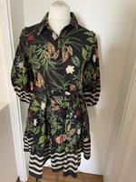 Lindsay Moda Blusenkleid Schwarz/Beige Halbarm+Schleife Gr. 38/40 Bayern - Asbach-Bäumenheim Vorschau