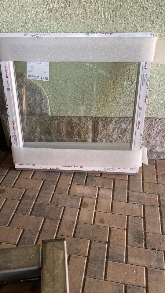 Fenster 90x 90 cm fest verglast NEU in Bad Brambach