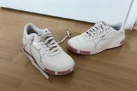 "PUMA Cali" Sneaker creme beige rosa Größe 40,5 Damen Leder Baden-Württemberg - Biberach an der Riß Vorschau