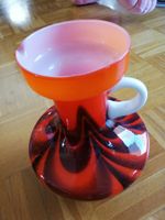 Vase Blumenvase rot-schwarz, Glas Glasvase Hessen - Buseck Vorschau