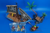 [10144] Playmobil Piratenschiff mit Schatzinsel Figuren + Zubehör Baden-Württemberg - Hockenheim Vorschau