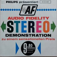 Philips präsentiert Audio Fidelity Stereodemonstration Vinyl Plat München - Moosach Vorschau