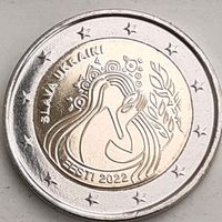 2 Euro Estland 2022 Slava Ukraini Ukraine u. Freiheit Niedersachsen - Osnabrück Vorschau