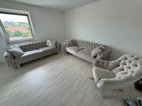 Couch Set 3+3+1 Grau Chesterfield Look Wie neu Nordrhein-Westfalen - Hagen Vorschau