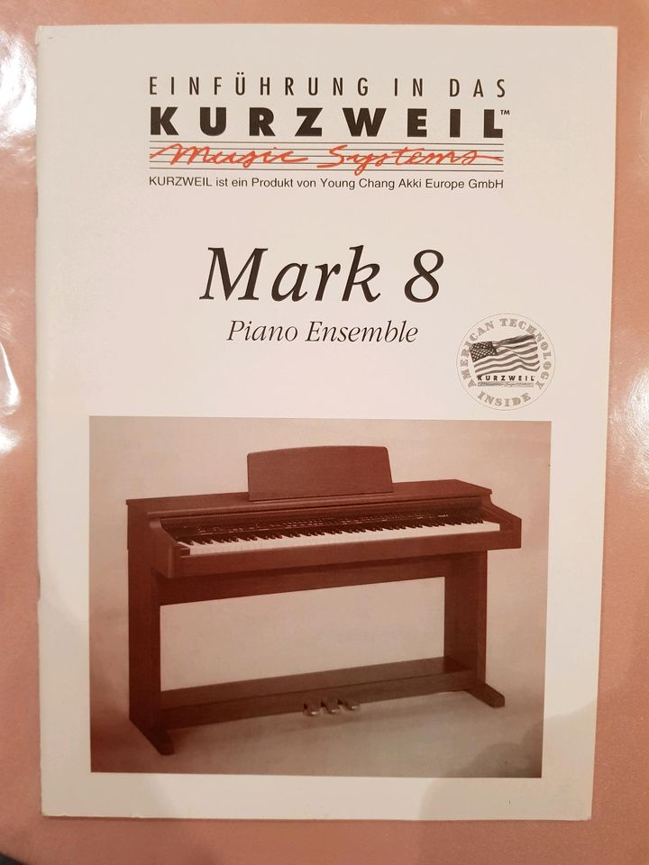 Elektro-Piano Kurzweil Mark 8 CLS mit Sitzhocker in Linsengericht