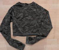 kurzes Sportshirt, Langarm, camouflage, gr. S, Daumen durch shirt Bayern - Schonungen Vorschau