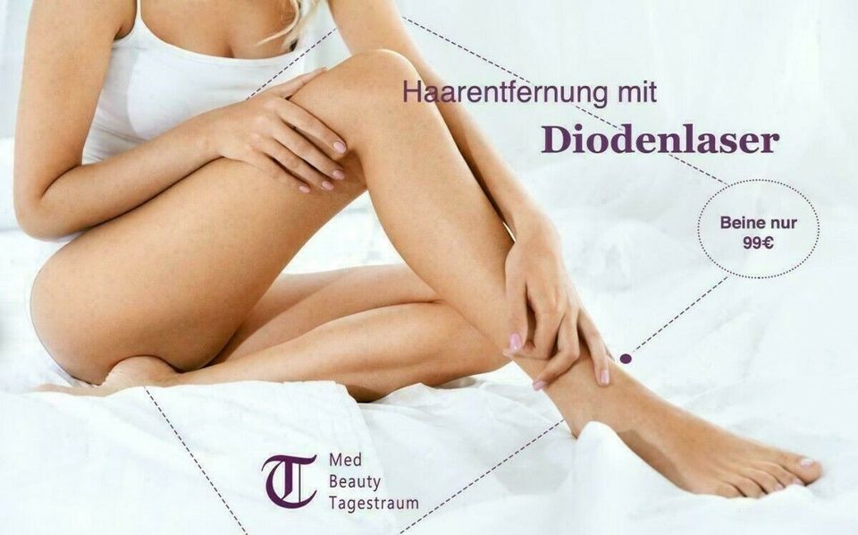 Haarentfernung mit Diodenlaser - Ganzkörper (Paket B) ab 149€ in Hamburg