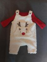 Baby Outfit Winterlich Weihnachtlich Latzhose und Langarm Body Nordrhein-Westfalen - Monheim am Rhein Vorschau