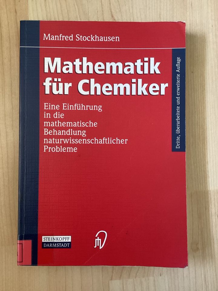 Mathematik für Chemiker - Manfred Stockhausen, Dritte Auflage in Leun