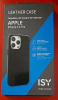 ISY Lederhülle Backcover für Apple iPhone 13 Pro - Schwarz Schwerin - Krebsförden Vorschau