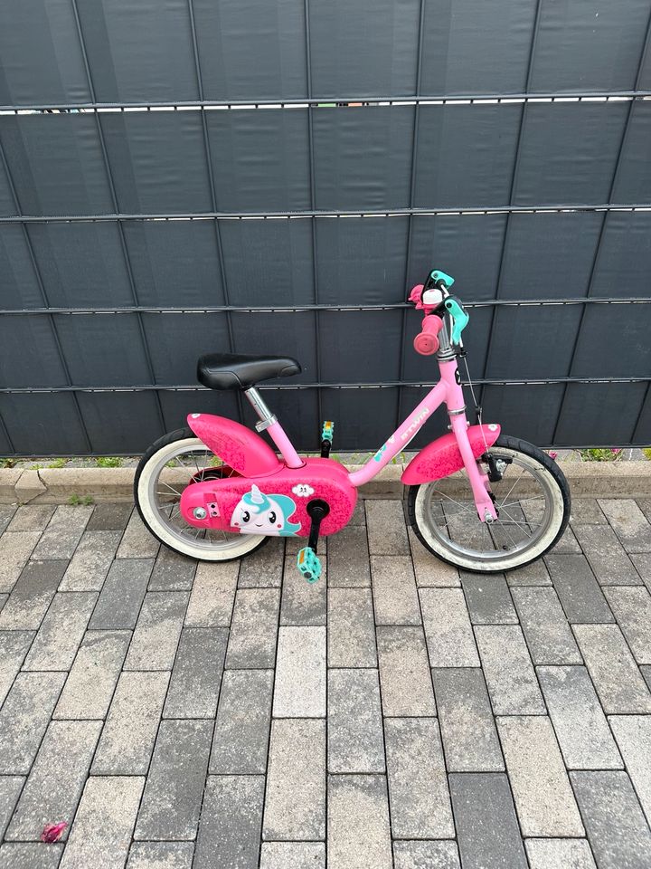 Kinderfahrrad 14 Zoll 500 Unicorn rosa/pink in Rastatt