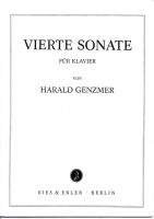 Harald Genzmer Vierte Sonate für Klavier Ries & Erler Noten NEU München - Untergiesing-Harlaching Vorschau