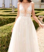 Brautkleid A-Linie Größe 36/38 Hessen - Fränkisch-Crumbach Vorschau