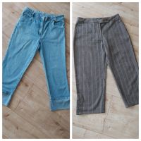 Jeans Hose kurz 7/8 Damen Größe 40 blau braun Thüringen - Bad Salzungen Vorschau