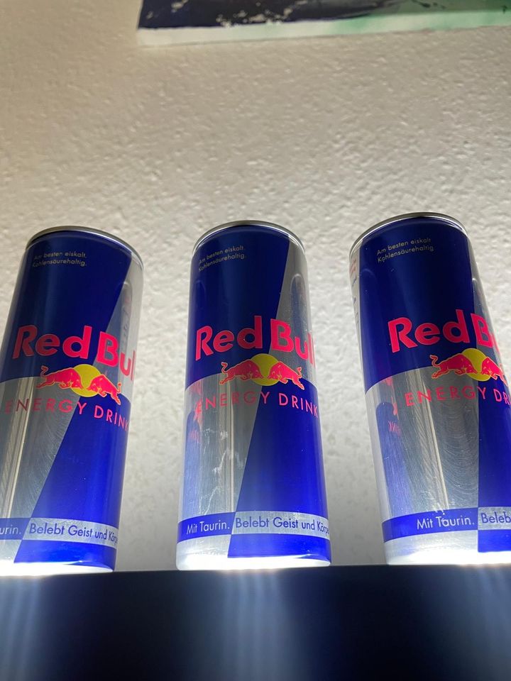 Redbull Organics Leuchtreklame / Dosenaufsteller in Rutesheim  