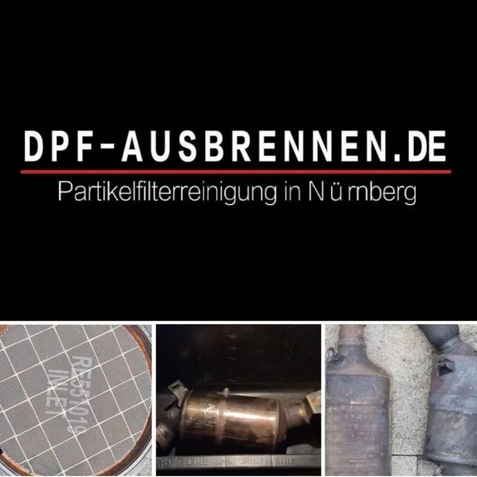 DPF/ Dieselpartikelfilter ausbrennen/ Reinigung in Nürnberg (Mittelfr)