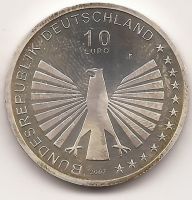 10 EURO SONDERMÜNZEN (GEDENKMÜNZEN), versch. Jahrgänge, SELTEN! Nürnberg (Mittelfr) - Schweinau Vorschau