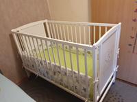 Babybett mit Nestchen Bär weiß 120x60 Bayern - Ebern Vorschau