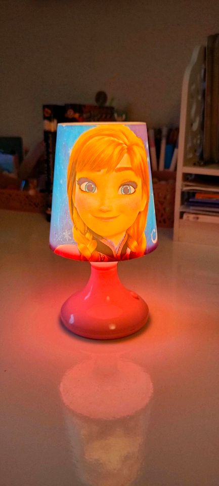 Elsa und Anna Nachtlicht LED Lampe für Mädchen Kinder in Schmoelln