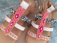 Gioseppo-Sandalen-41-Boho-Perlen-pink-superbequem-Lieblingsstück Baden-Württemberg - Zimmern ob Rottweil Vorschau