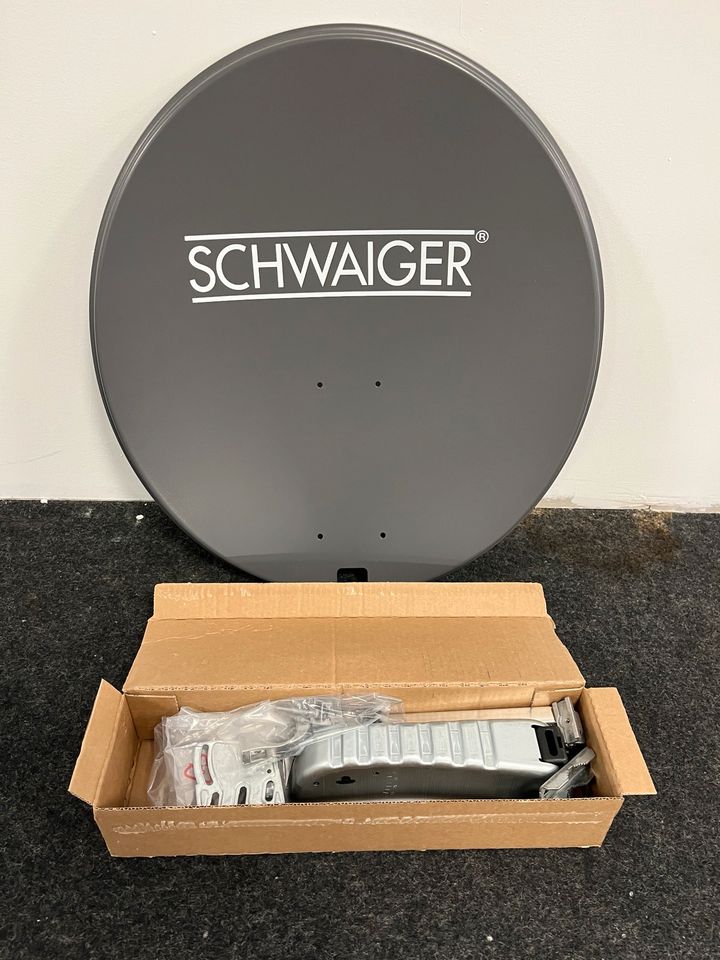 ⭐️ Schwaiger SPI621.1 Aluminium - anthrazit Offset Antenne⭐️ in Lehrte