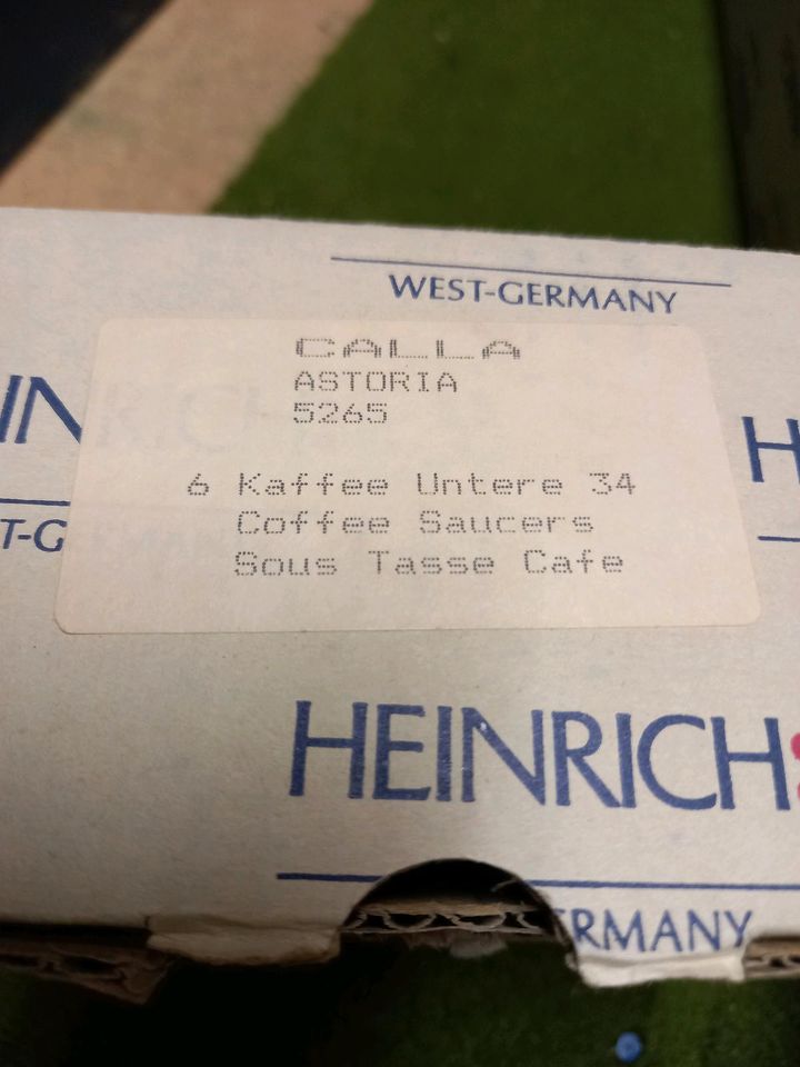 Villeroy&Boch Heinrich Calla ASTORIA Geschirr Tee Kaffee 2x6 teil in Freiburg im Breisgau