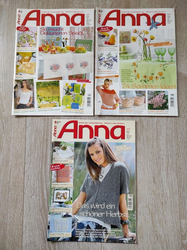 5 Anna Magazins - verschiedene Jahre ab 1998 in Bretten