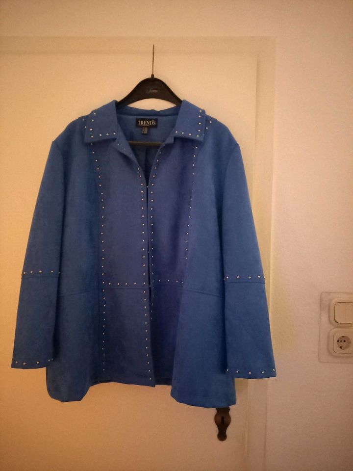 Damen Übergangsjacke Jacke Gr 52 54 blau NEU in Teltow