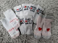Socken Neugeborene Love Mum &Dad Nordrhein-Westfalen - Willich Vorschau