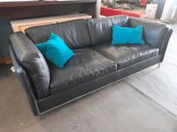 Sofa Contur, Leder schwarz Frankfurt am Main - Ostend Vorschau