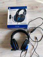 PS4 Gaming Headset Kopfhörer blau schwarz Thüringen - Camburg Vorschau