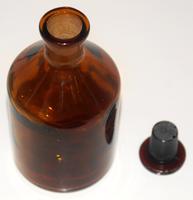 Apothekerflasche 500ml braun 80er Jahre DDR Hessen - Weiterstadt Vorschau