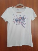 T-Shirt Pepe Jeans Gr. M weiß mit Aufdruck Schmetterling Nordrhein-Westfalen - Solingen Vorschau