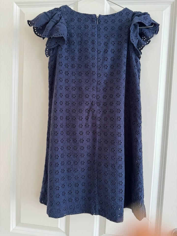 Kleid Mädchen POLO Ralph Lauren blau mit Lochstickerei Gr. 10 in Dortmund
