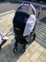 Kinderwagen-Kombination Bergsteiger Capri Weiß-Schwarz Hessen - Rodenbach Vorschau