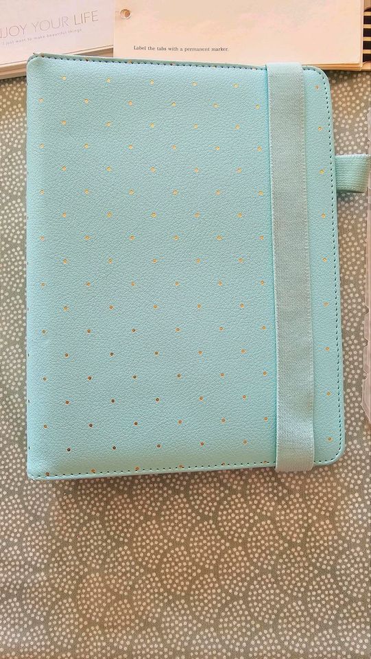 Dokibook Filofax Organizer Kalender Einlagen a5 Mint gold Locher in Bergisch Gladbach